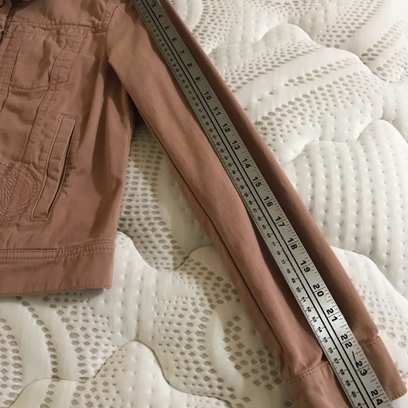 Paisley Embroidered Denim Jacket - Picture 6 of 7